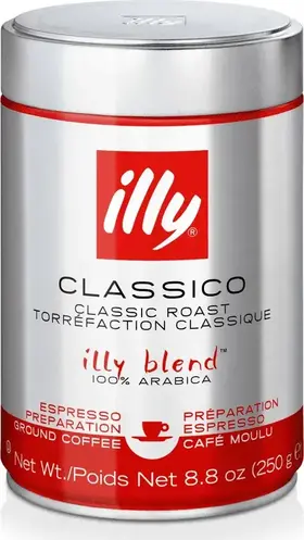 illy Espresso, mletá káva, 250 g
