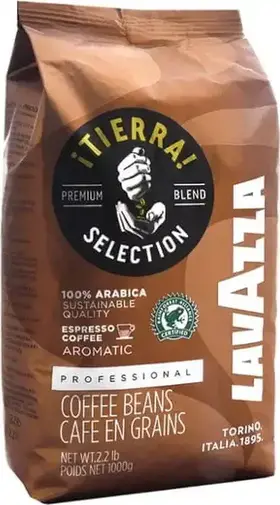 Lavazza Tierra Selection, zrnková káva, 1 kg