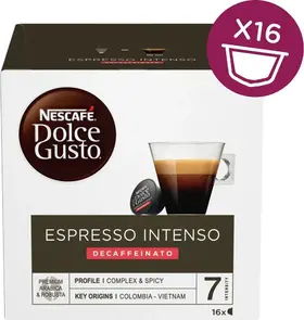 Kapsle Nescafé Dolce Gusto ESPRESSO INTENSO DECAFFEINATO 16 ks