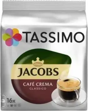 Kapsle Tassimo Jacobs CAFÉ CREMA 16 ks